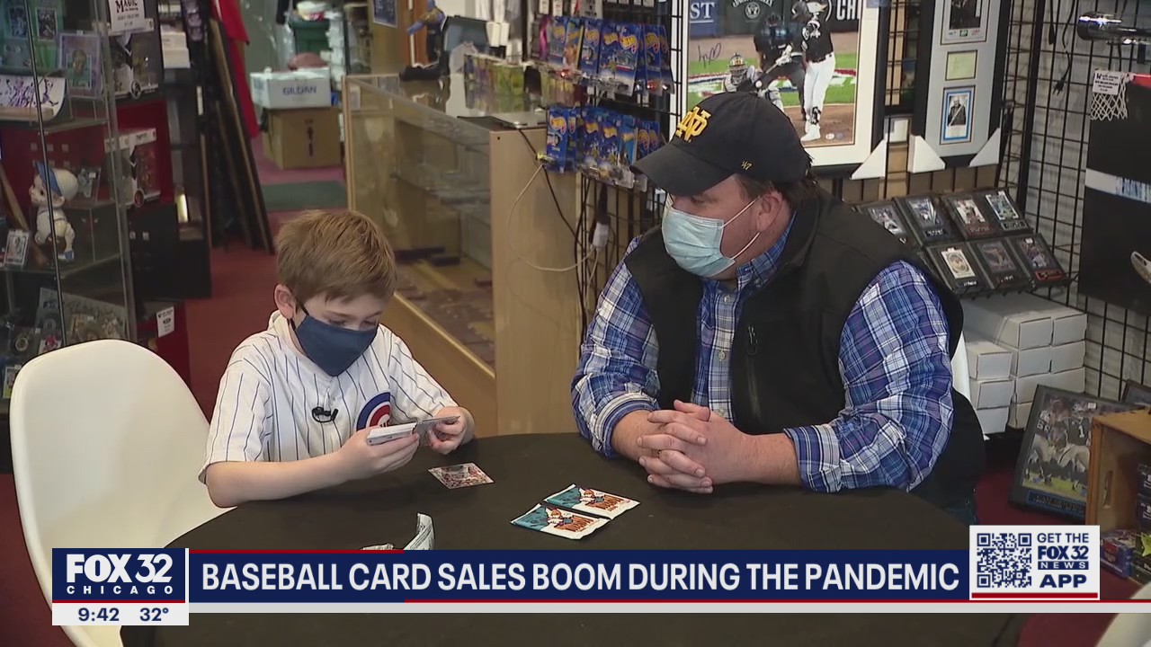 Baseball card sales boom during the pandemic