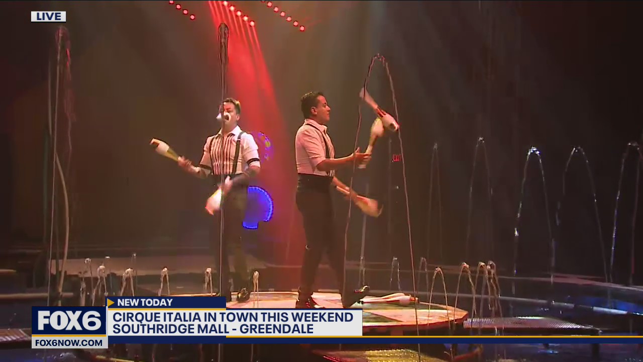 Emiliano "Mily" Fusco and Maximiliano "Maxy" Fusco "The Fusco Bros) perform Juggling Act