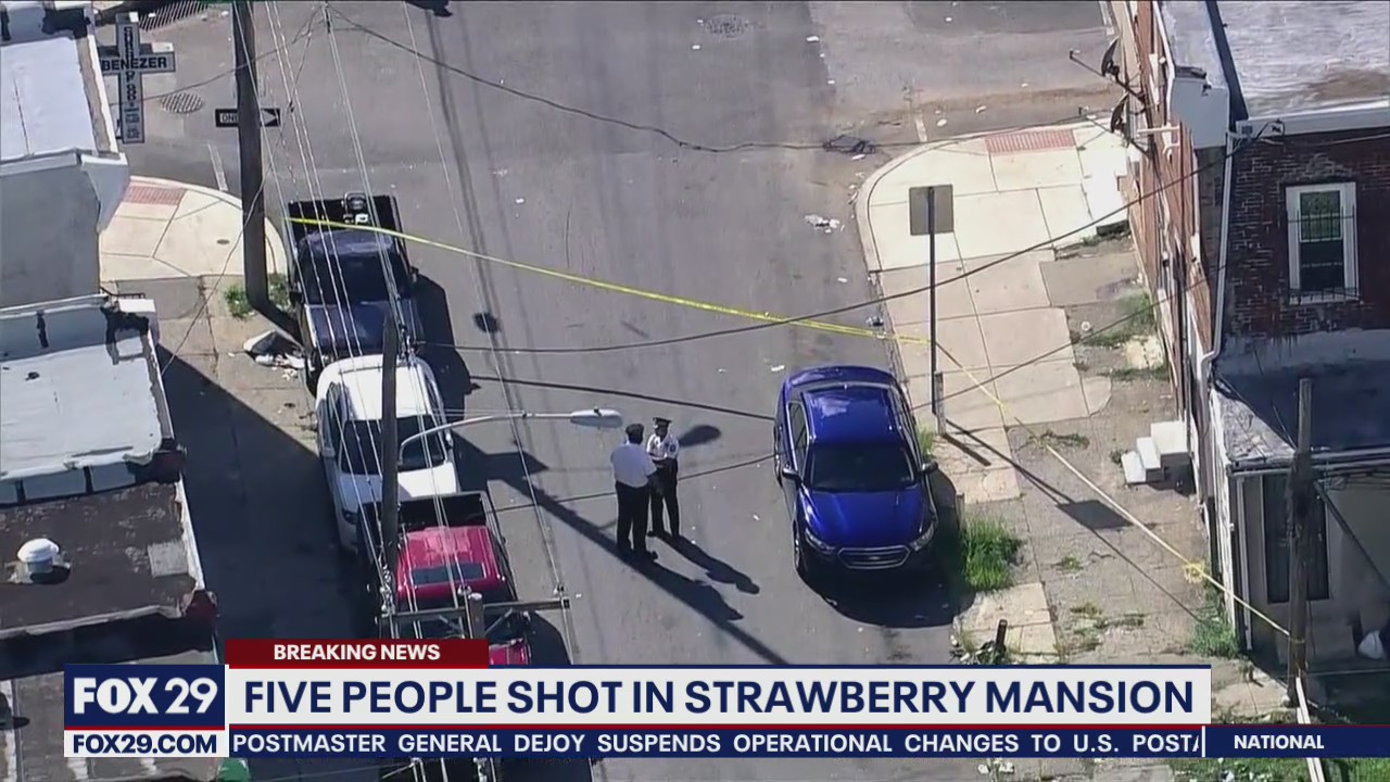 Police: 5 wounded in Strawberry Mansion shooting