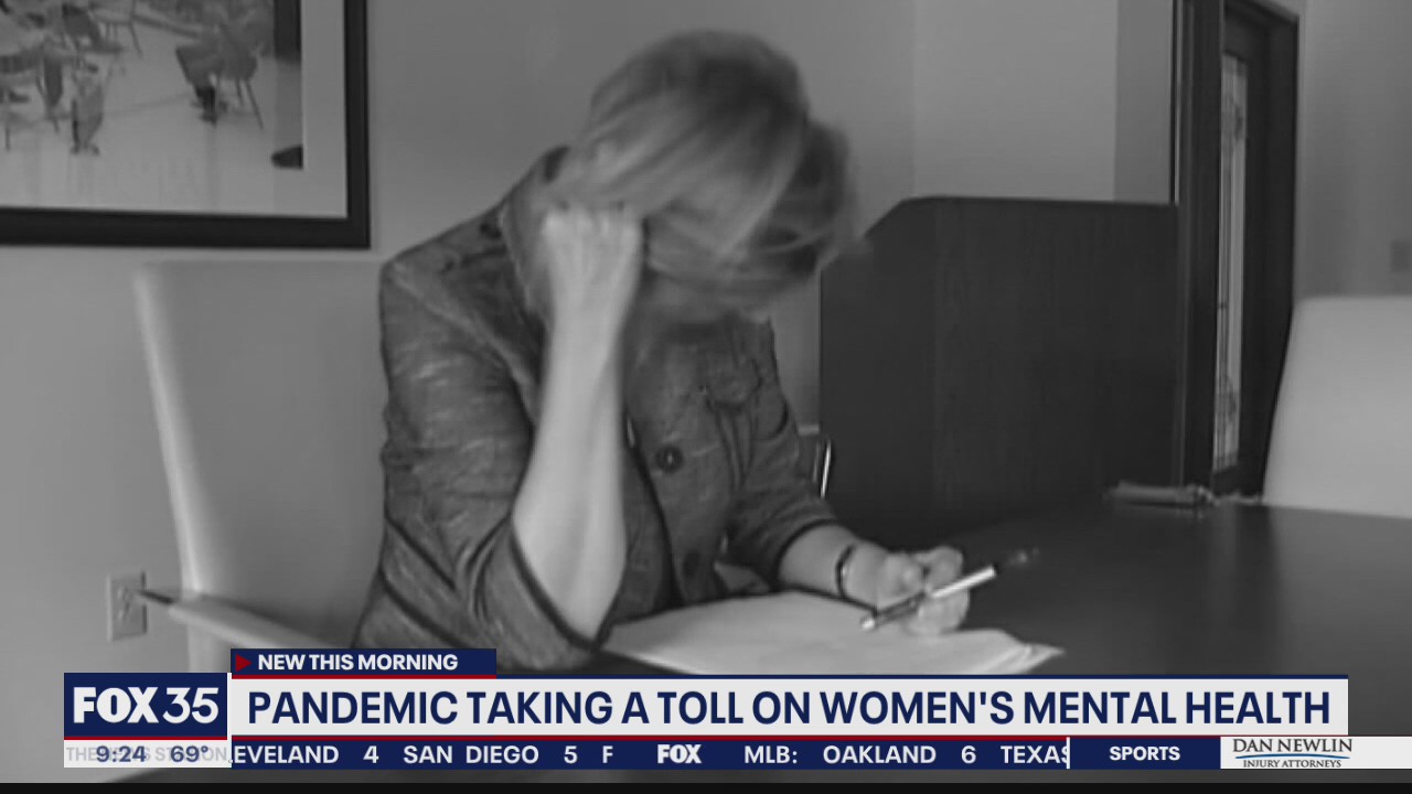 Pandemic taking a toll on women's mental health