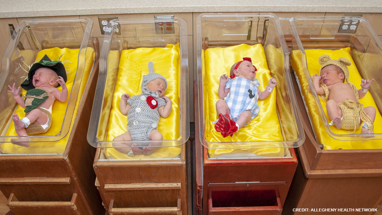 Newborns don "Wizard of Oz" costumes to honor 80-year anniversary