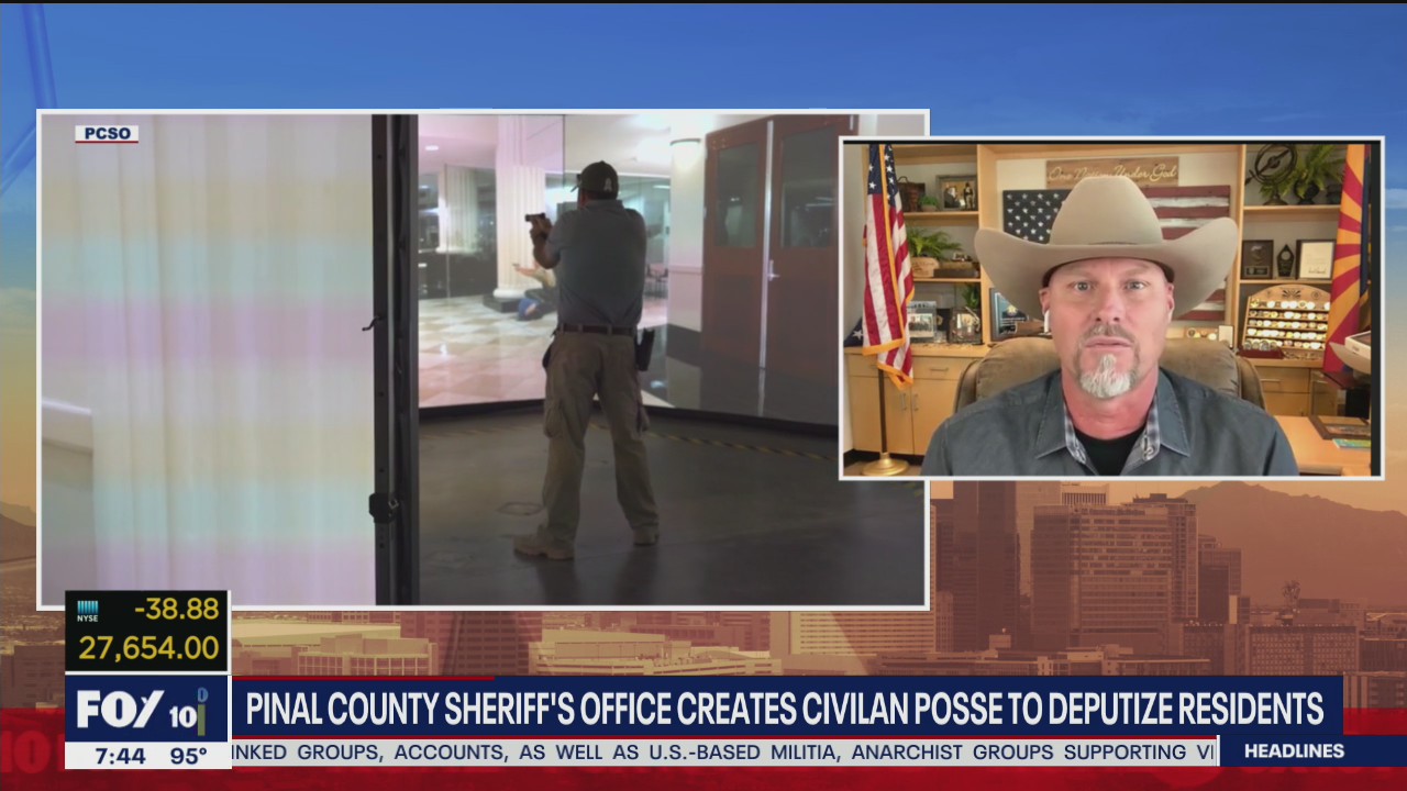 Pinal County Sheriff Mark Lamb speaks on 'Citizens Posse' program aimed to deputize residents