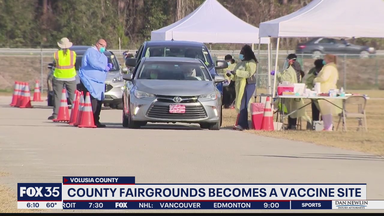 Volusia County Fairgrounds become vaccine site