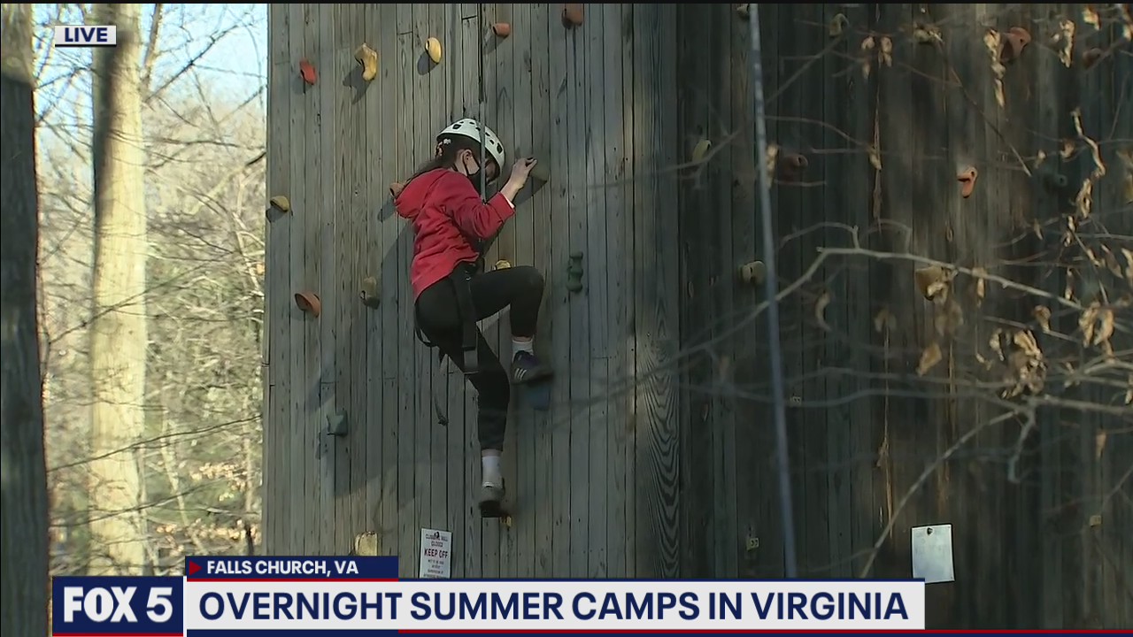 Overnight summer camps in Virginia
