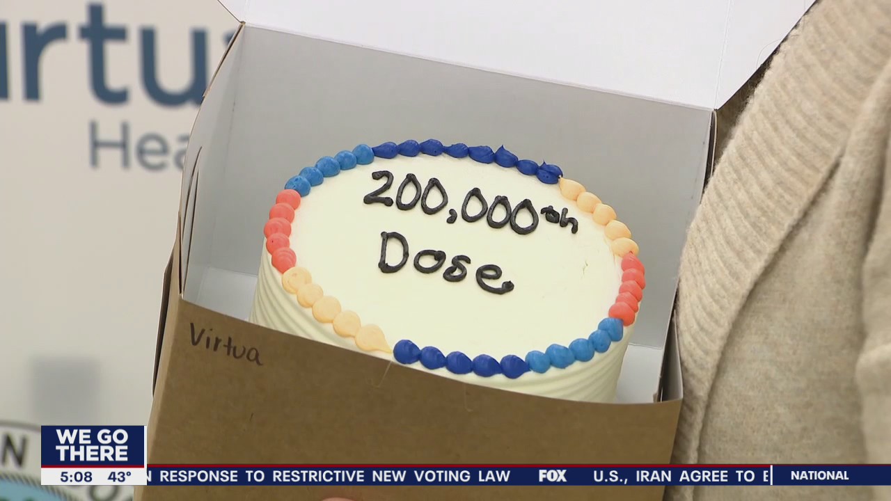 Vaccination megasite at Moorestown Mall hits milestone of 200K doses