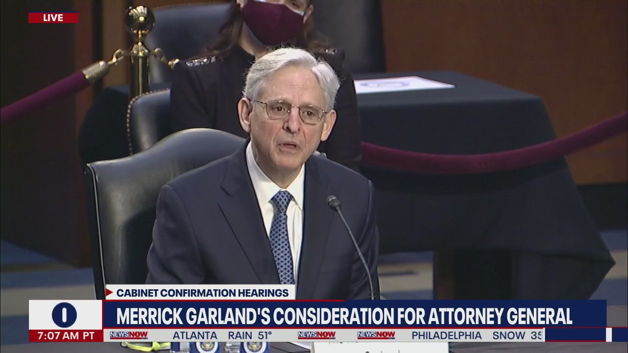 Merrick Garland vows to prioritize combating extremist violence if confirmed as attorney general
