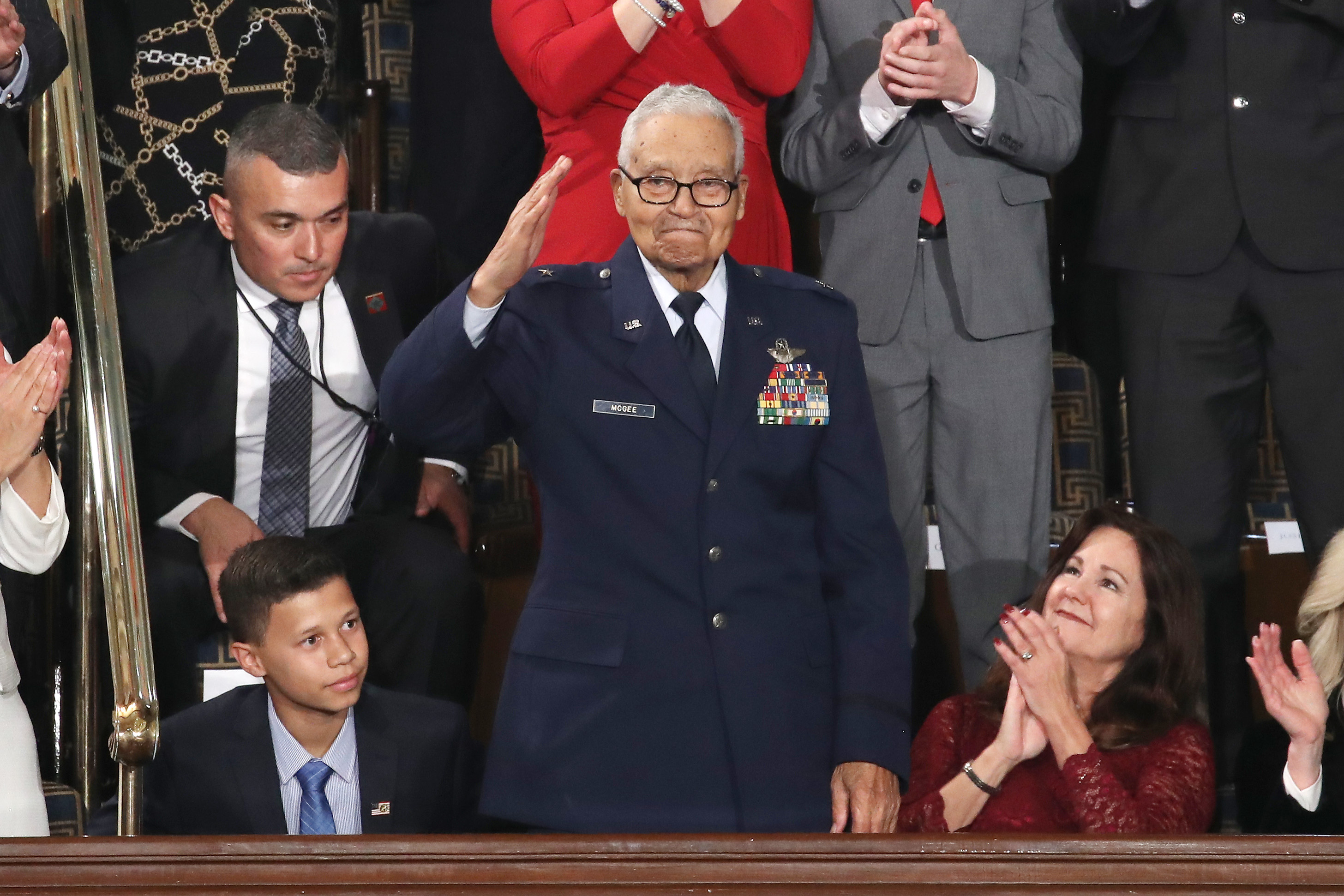 One of the last surviving Tuskegee Airmen honored during Trump's State of the Union address