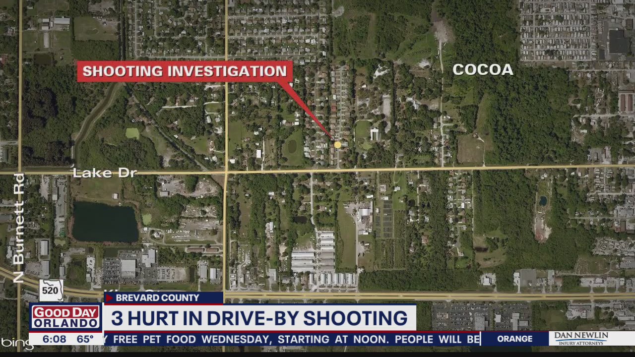 Deputies: 3 injured after shooting in Brevard County
