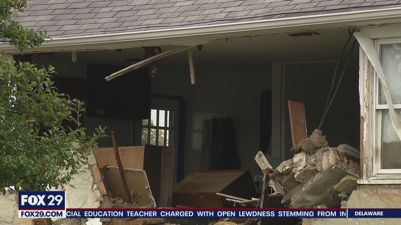 Levittown man confronts adversity after car plows into home