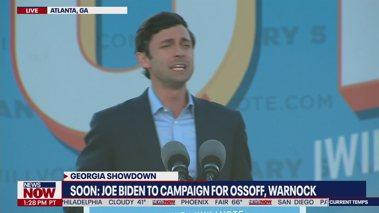 Senatorial Candidate Jon Ossoff speaks to Georgians