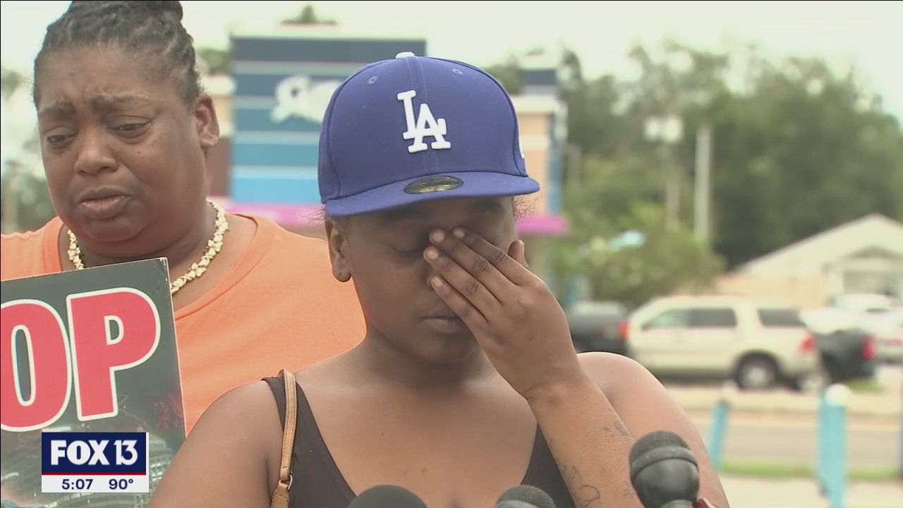 Family, police go door to door in search for tips on girl's killer