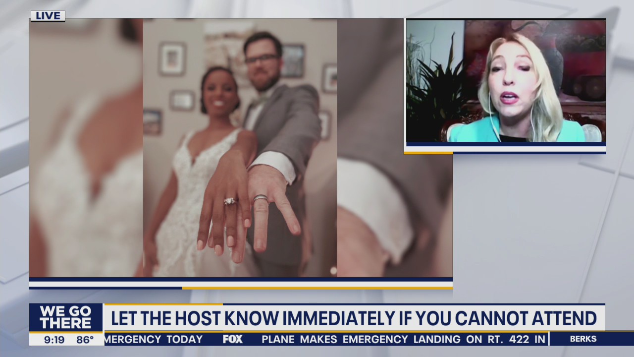Etiquette expert shows best ways to help couples hold small weddings during coronavirus