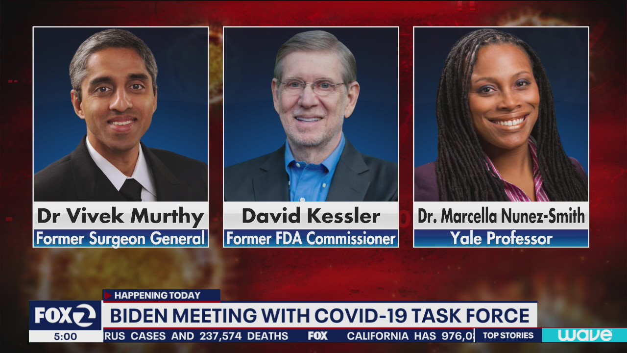 Biden meeting with COVID-19 task force