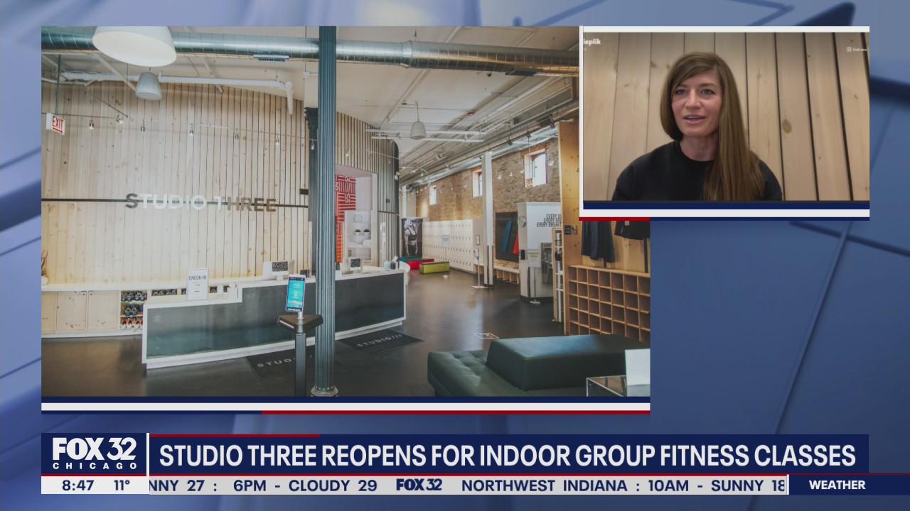 Studio Three reopens for indoor group fitness classes