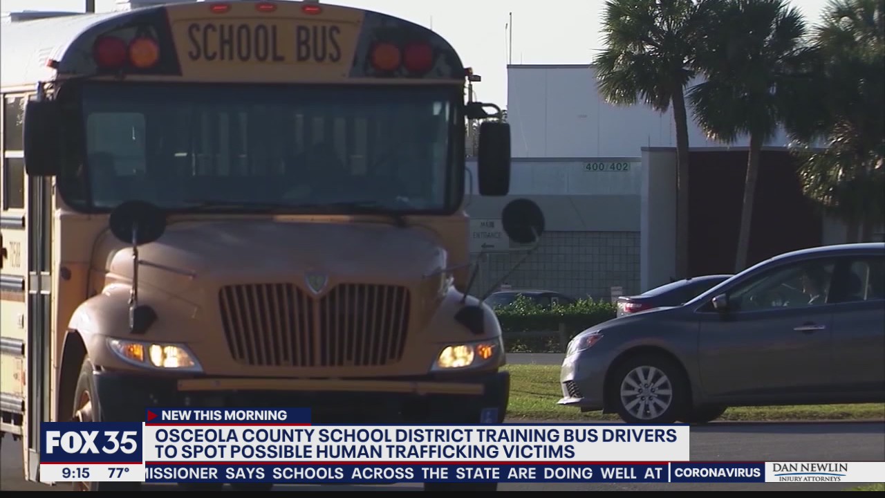 Osceola County schools training bus drivers to spot possible human trafficking victims