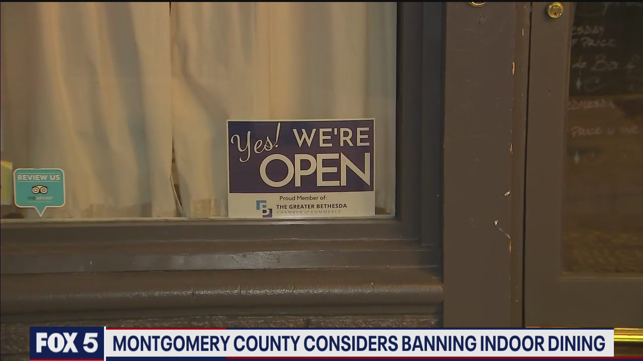 Montgomery County considers banning indoor dining