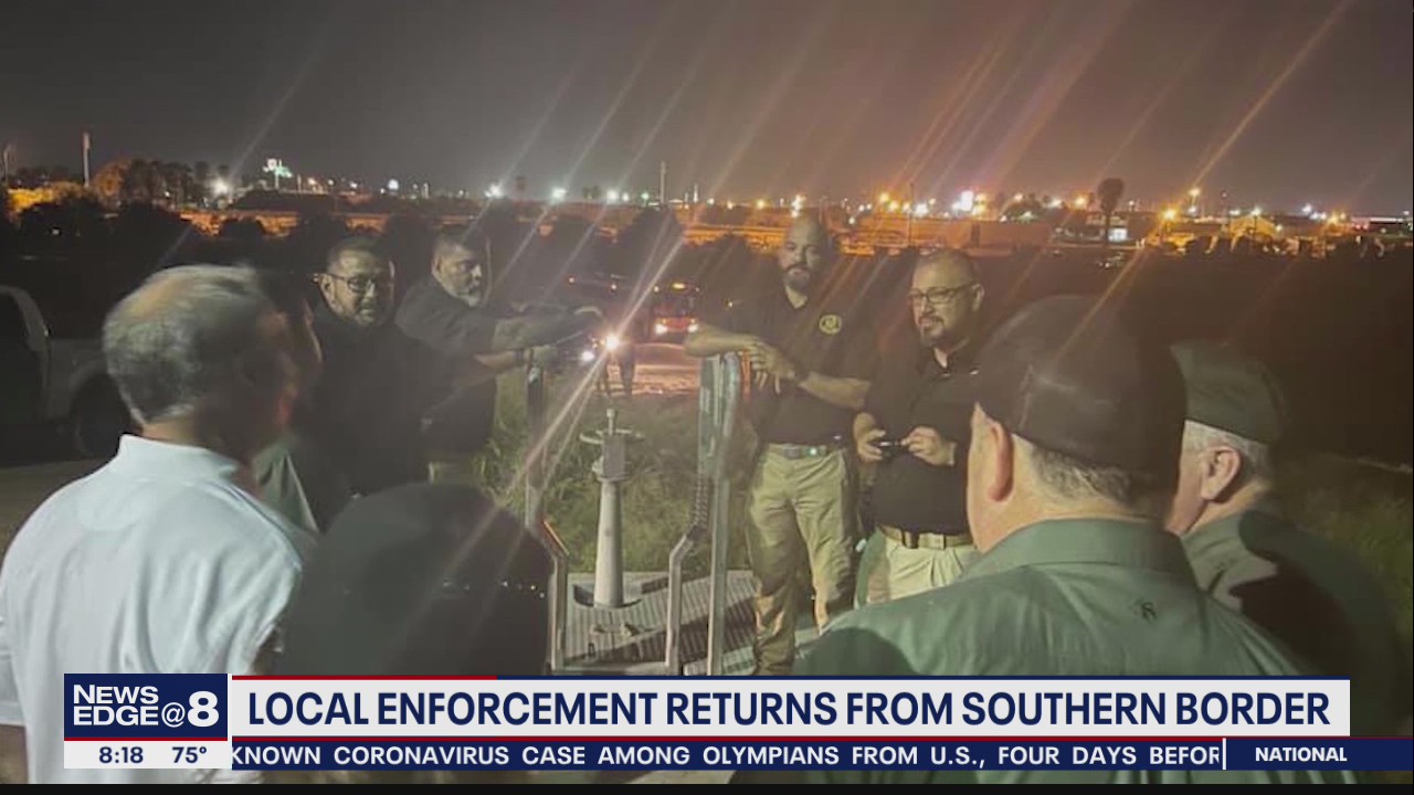 Florida law enforcement returns from U.S.-Mexico border