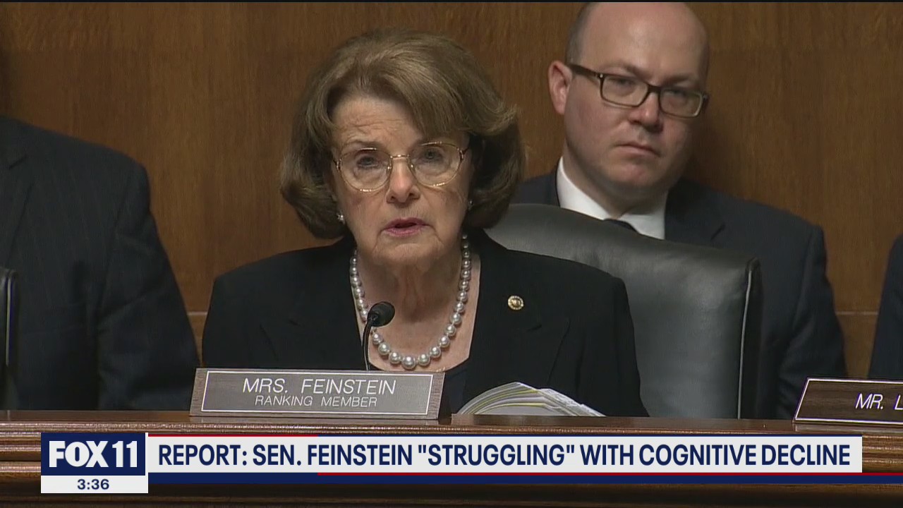 Sen. Feinstein struggling with cognitive decline, report claims