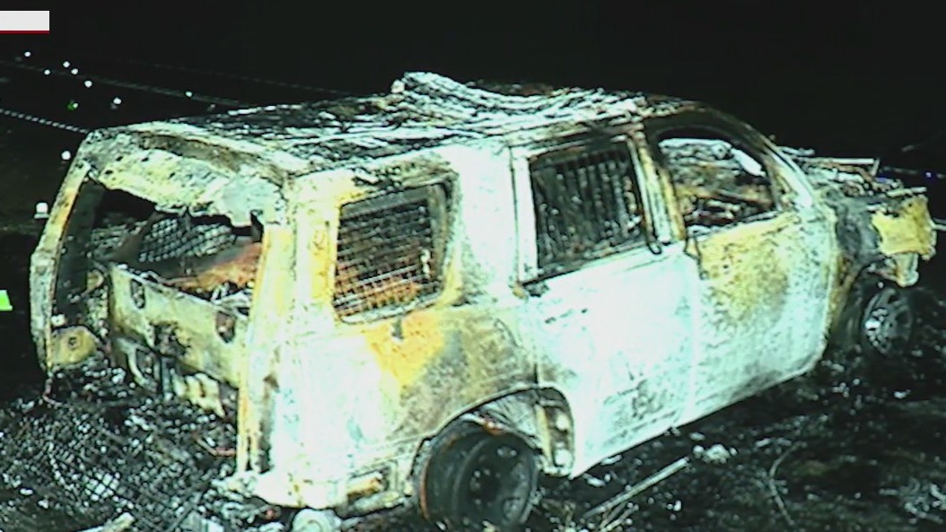 Arizona DPS trooper pulled from burning vehicle following US 93 crash