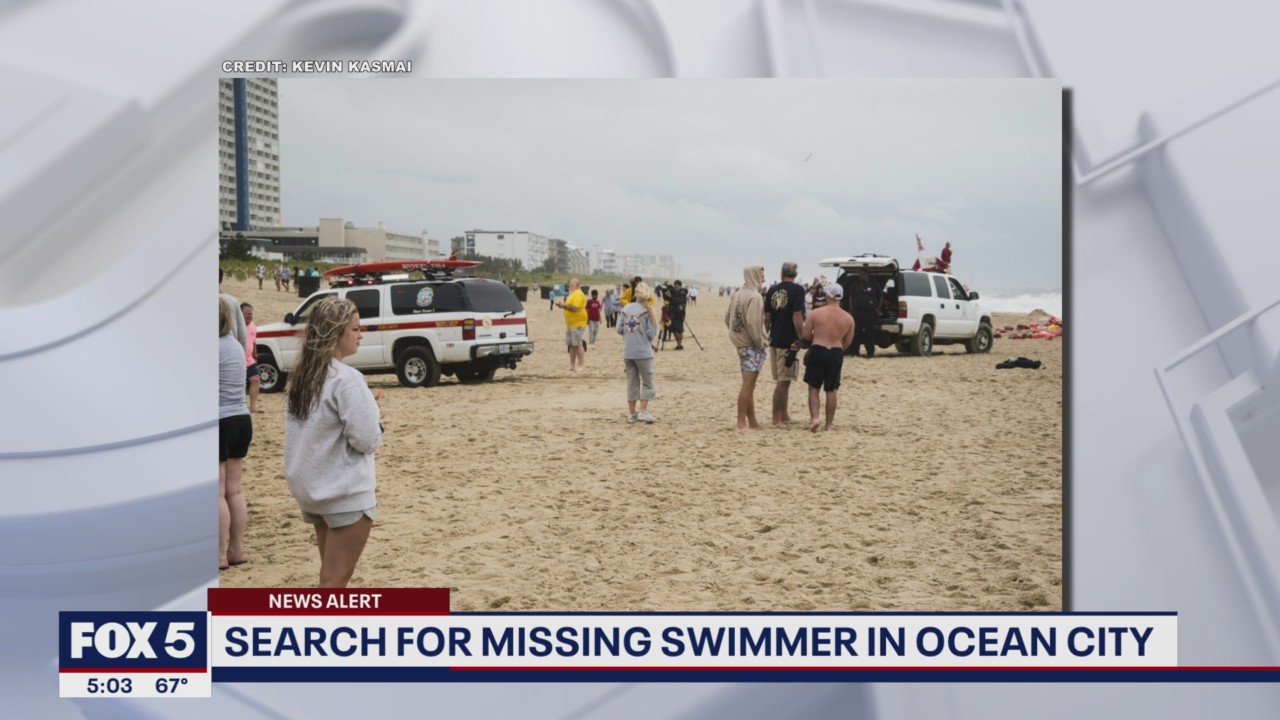 Search continues for missing 17 year-old Ocean City swimmer