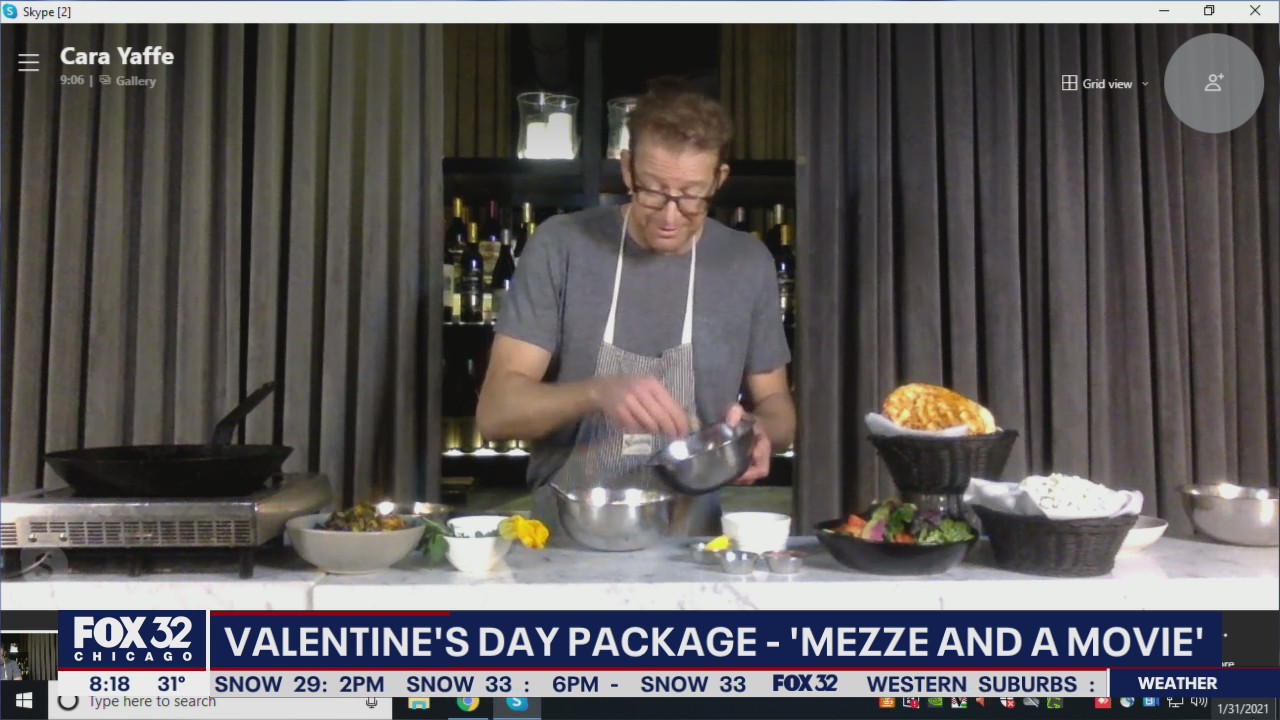 Valentine's Day package 'Mezze and a Movie'