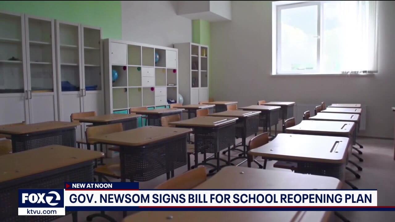 Newsom signs return-to-school bill