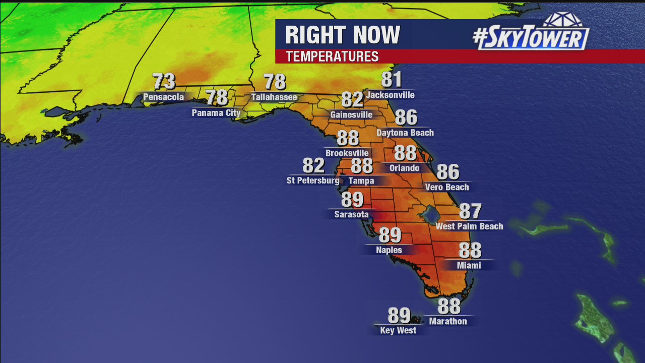 Tuesday afternoon forecast