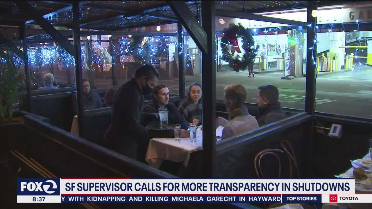 San Francisco supervisor wants more transparency over business shutdowns
