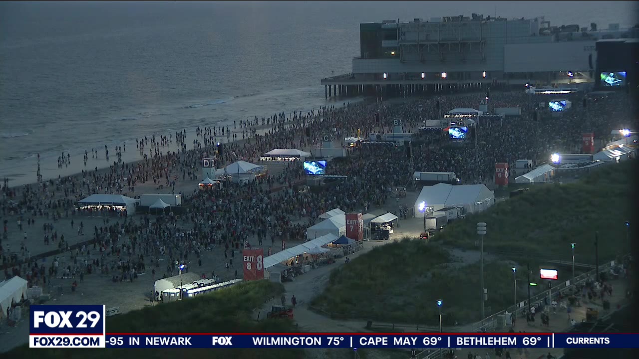 Phish fans pack the beach in Atlantic City sparking COVID concern