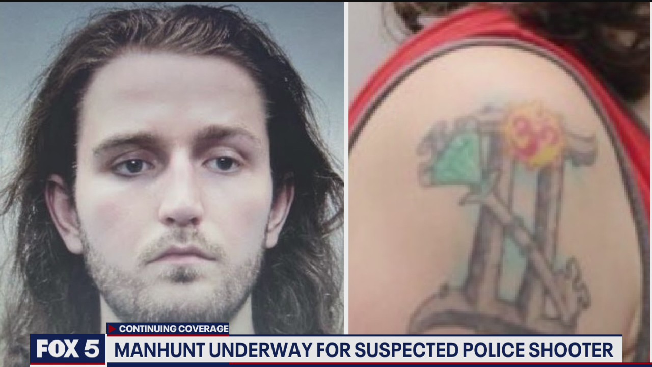 Manhunt underway for suspected police shooter
