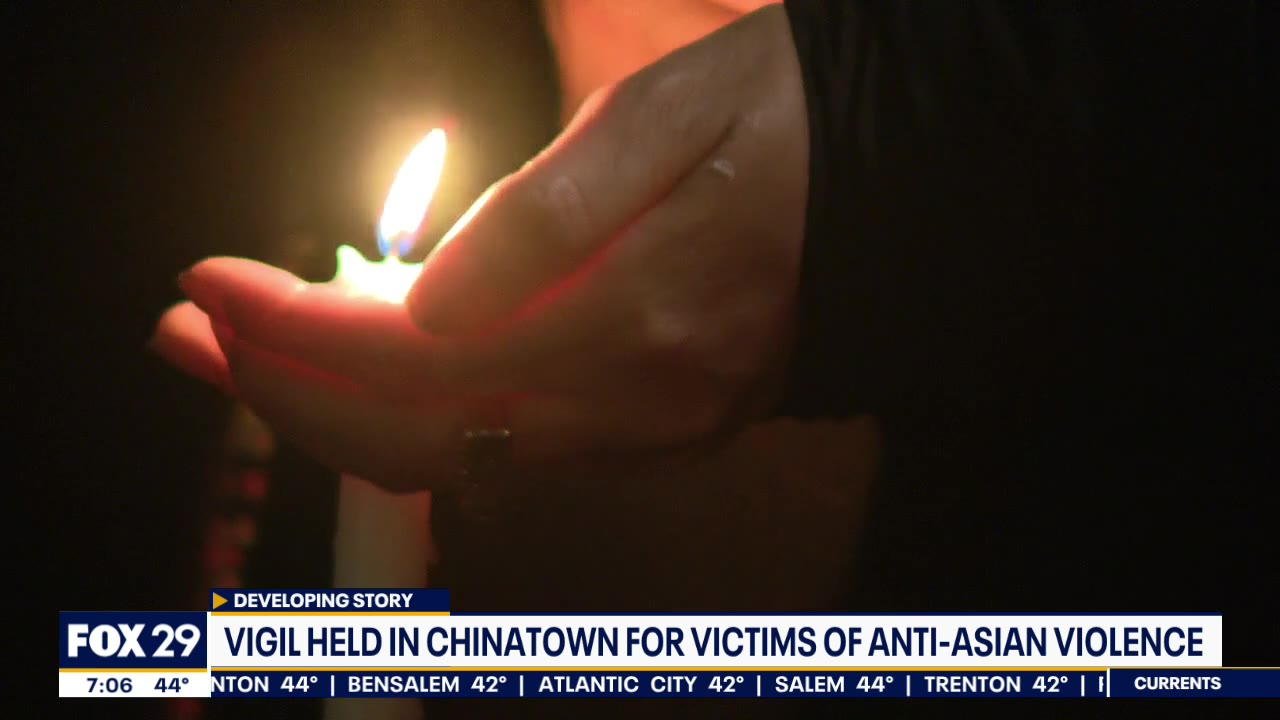 Vigil held in Chinatown for victims of Anti-Asian violence