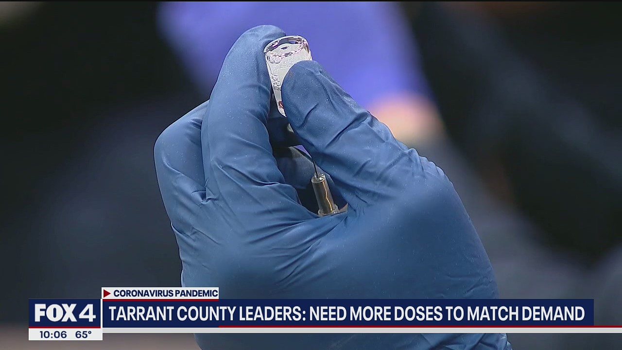 Tarrant County struggling to keep up with vaccine demand as more Texans become eligible