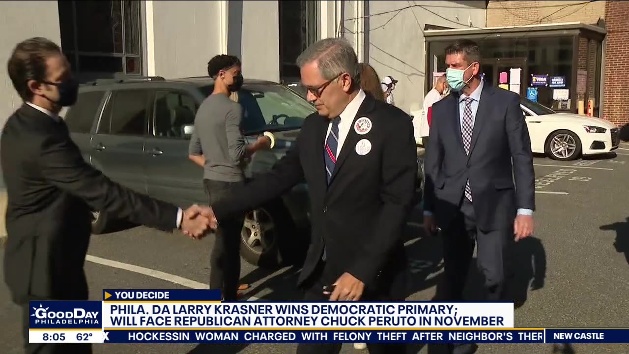 Incumbent Philly prosecutor Larry Krasner wins Democratic primary