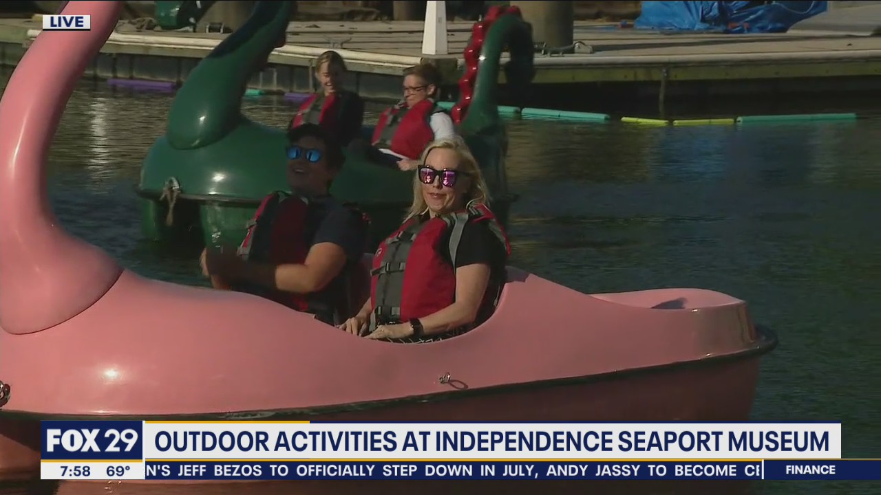 Outdoor activities at the Independence Seaport Museum