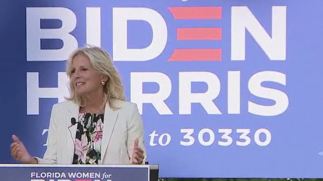 Jill Biden in Kissimmee on Sunday