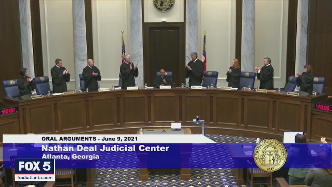 Georgia Supreme Court holds in-person session