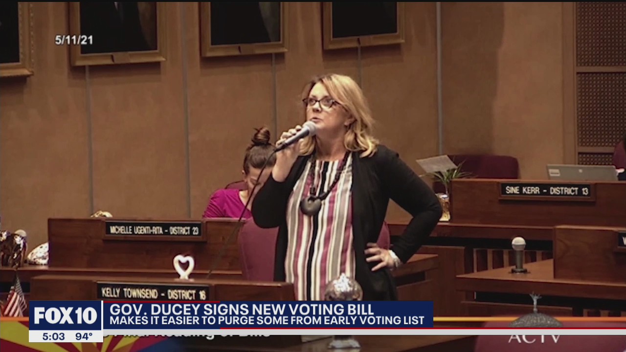 Gov. Ducey signs bill making it easier to purge some from early voting list