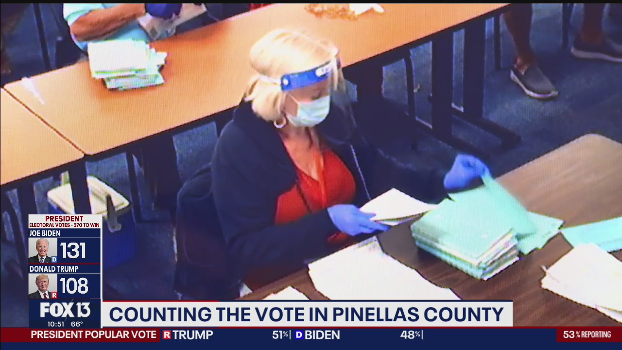 Pinellas election workers count record number of mail ballots