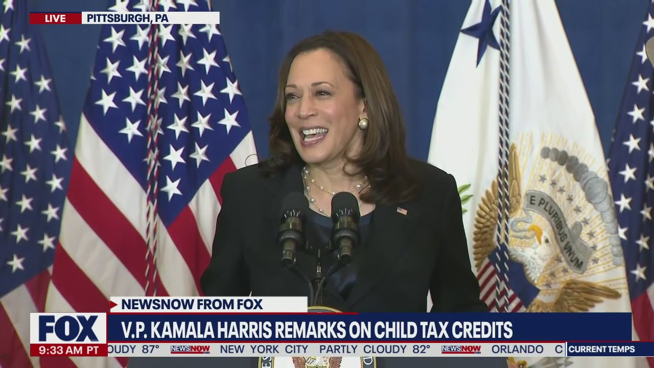 Kamala Harris gives remarks on Child Tax Credit expansion
