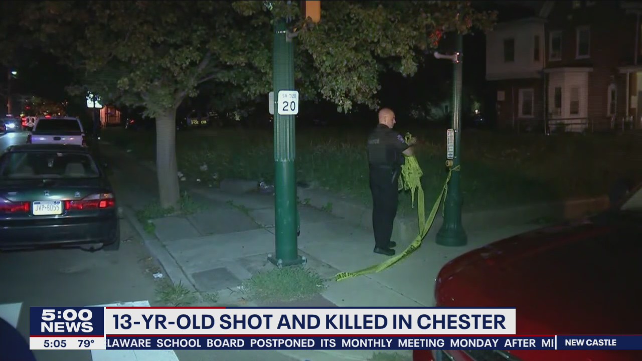 13-year-old boy killed, 2 hurt in Chester shooting
