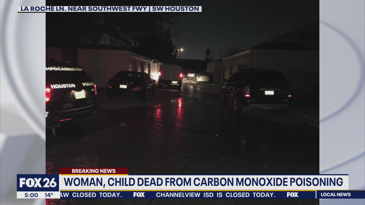 Woman, child dead from carbon monoxide poisoning