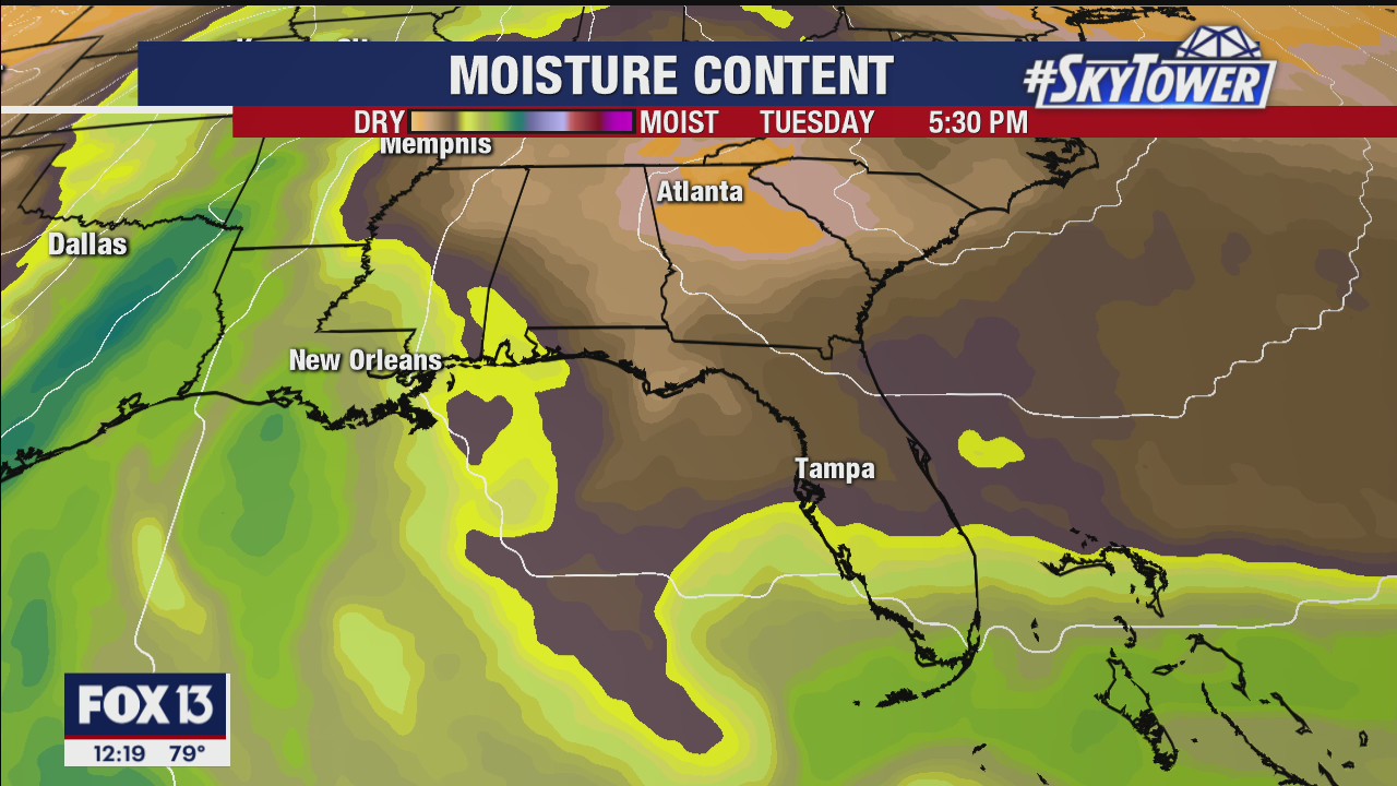 Monday afternoon forecast