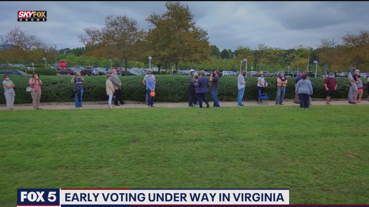 Early voting underway in Virginia
