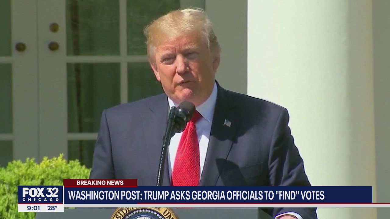 Trump demands Georgia Secretary of State "find 11,780 votes" so he can be declared the winner