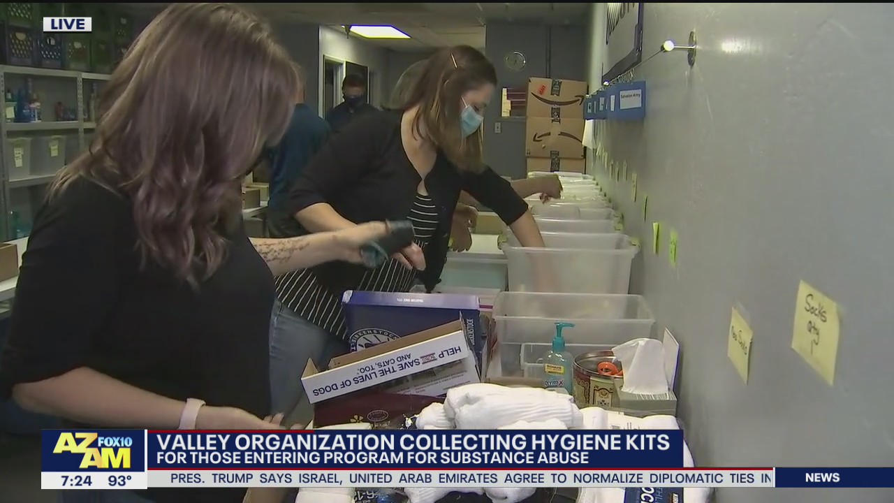 Valley organization collecting hygiene kits for recovering addicts