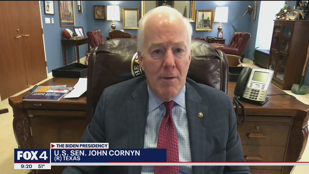 Texas Sen. John Cornyn discusses COVID relief bill, new administration, and Trump impeachment trial