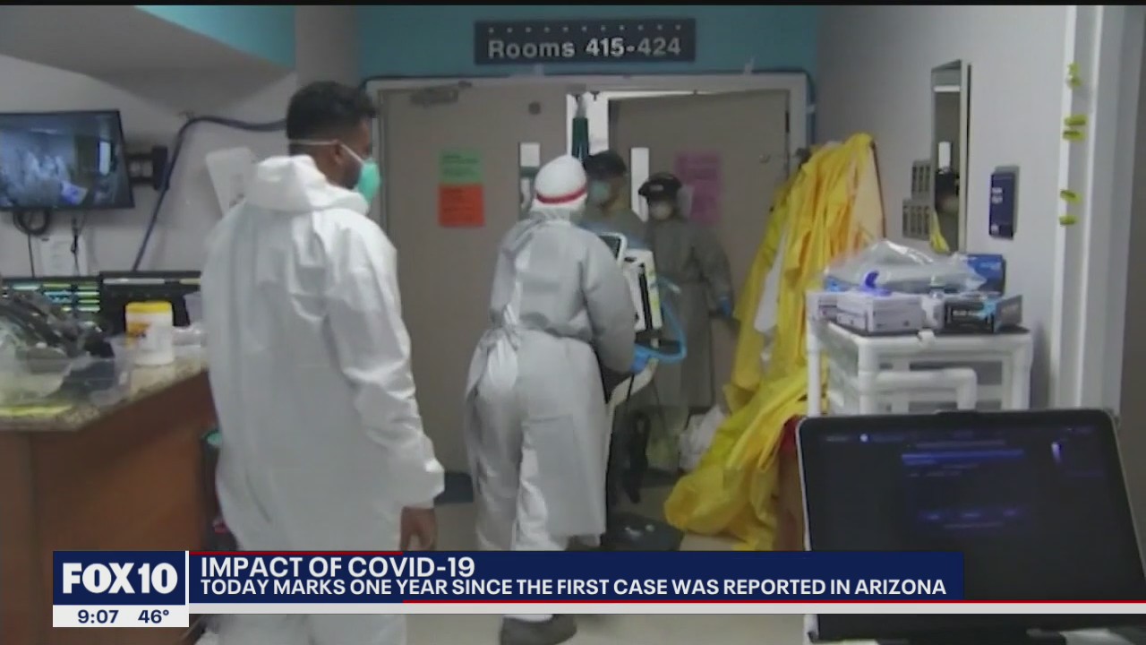 Looking back at the ongoing COVID-19 pandemic as Arizona marks 1 year since the first case