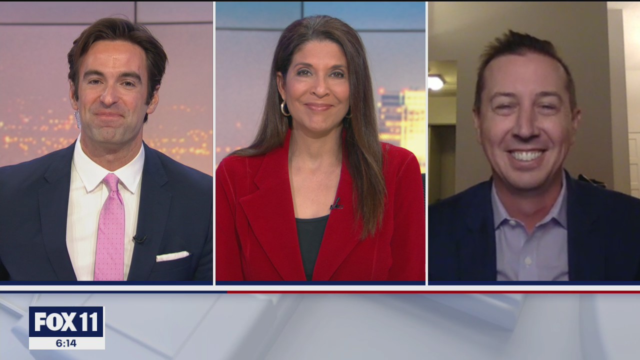 KABC Radio Host John Phillips Talks with FOX 11's Elex Michaelson and Christine Devine