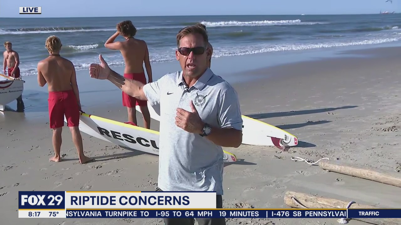 Safety during strong riptides for swimmers and beachgoers