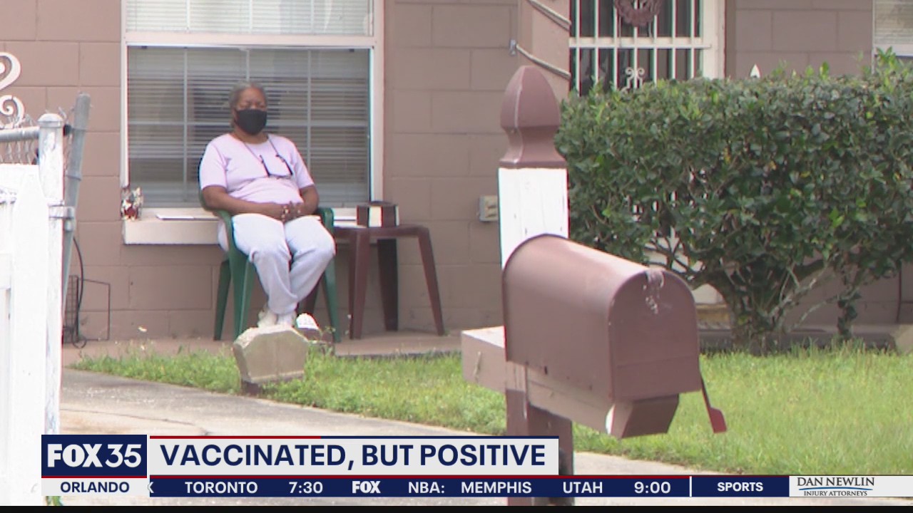 Despite being vaccinated, people test positive for coronavirus